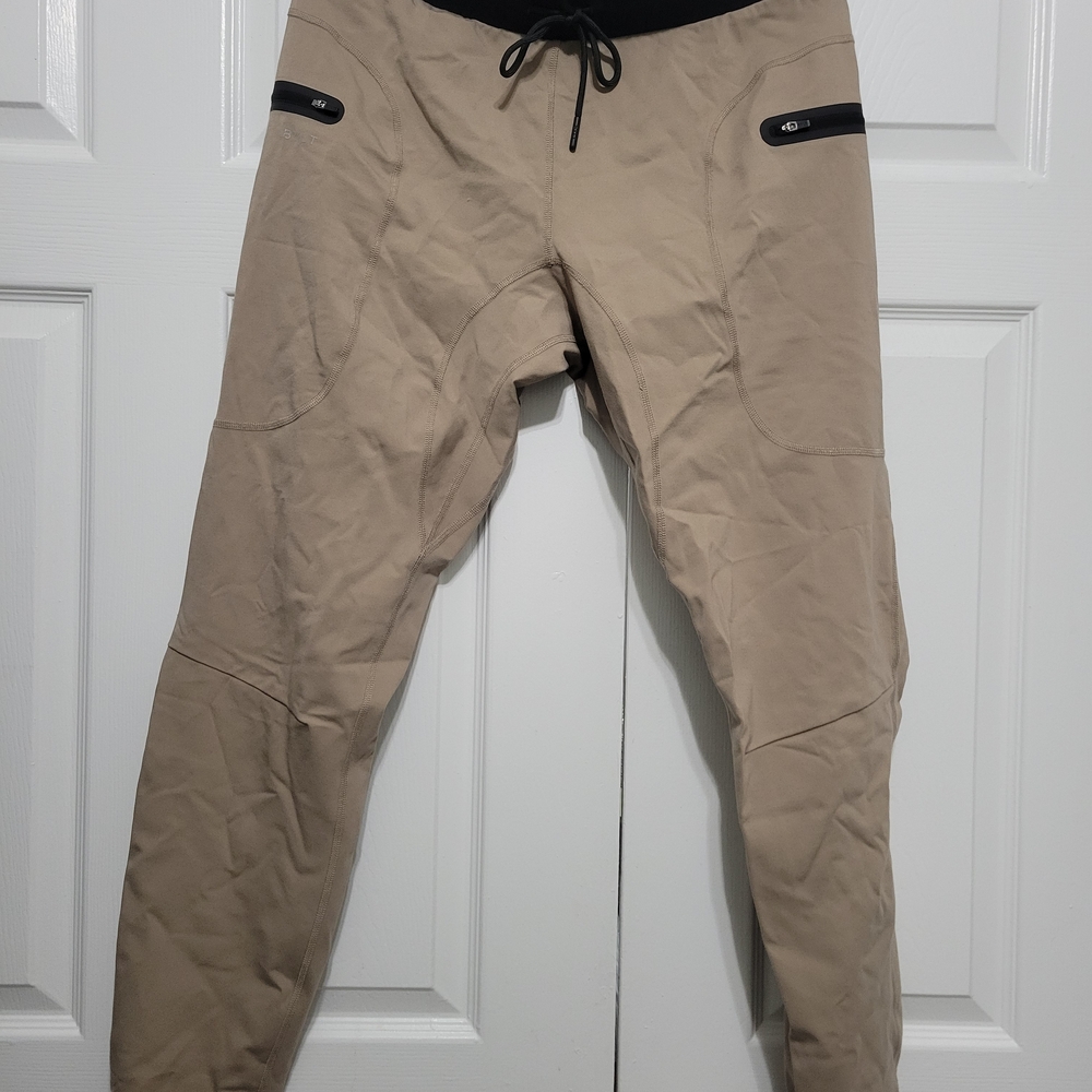 BYLT Premium Jogger Men's Beige Black Athletic Pants Size L
